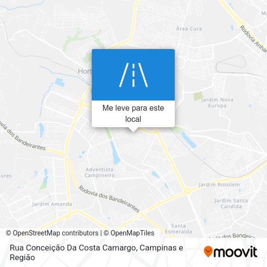 Rua Conceição Da Costa Camargo mapa