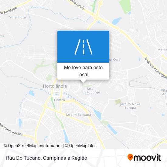 Rua Do Tucano mapa