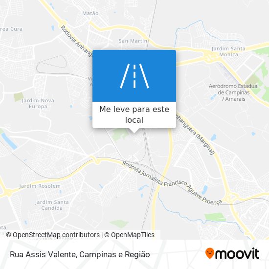 Rua Assis Valente mapa