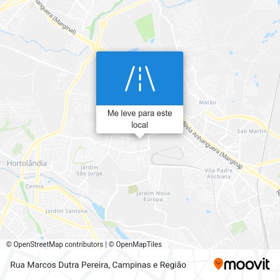 Rua Marcos Dutra Pereira mapa