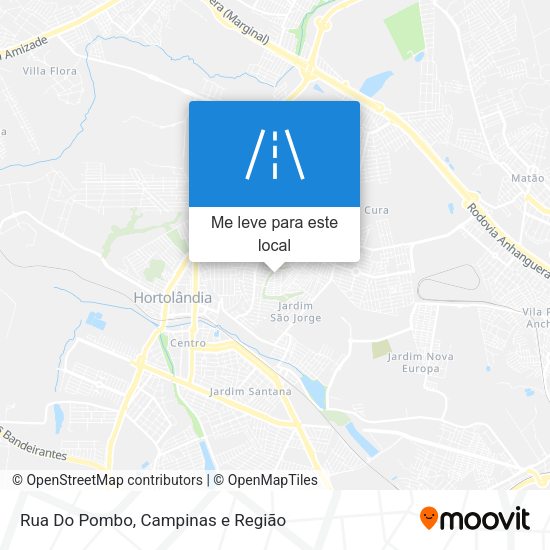 Rua Do Pombo mapa