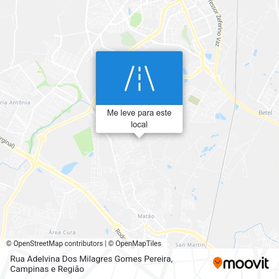 Rua Adelvina Dos Milagres Gomes Pereira mapa