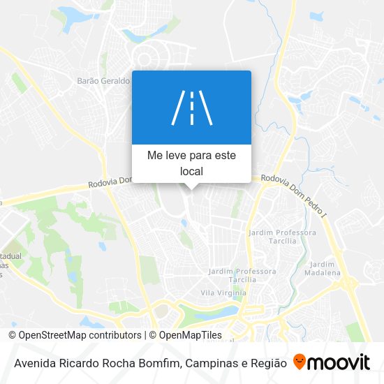 Avenida Ricardo Rocha Bomfim mapa