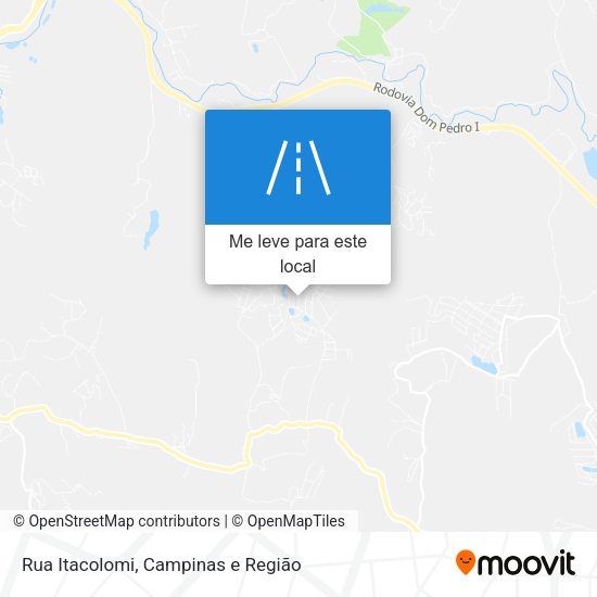 Rua Itacolomi mapa