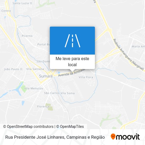 Rua Presidente José Linhares mapa