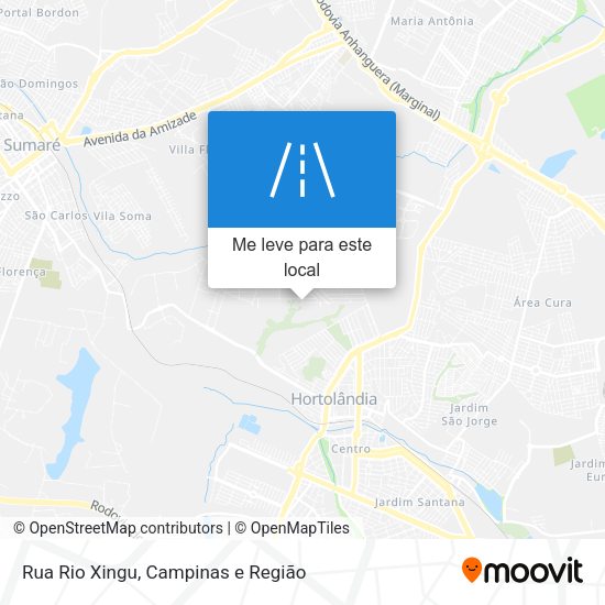 Rua Rio Xingu mapa