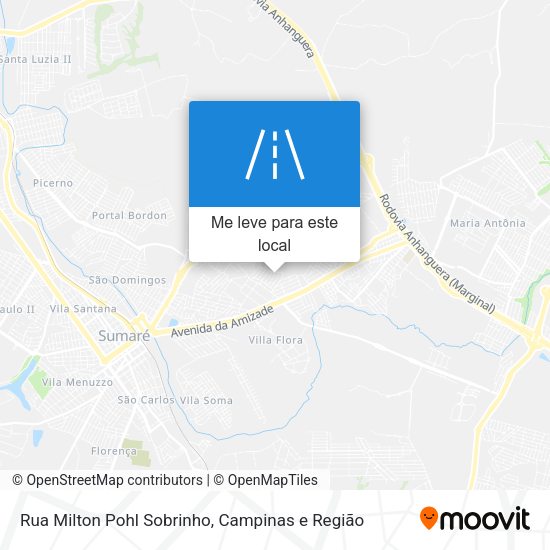 Rua Milton Pohl Sobrinho mapa