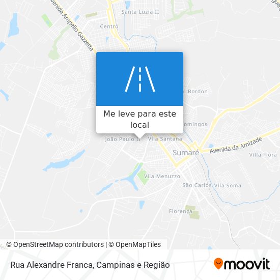 Rua Alexandre Franca mapa