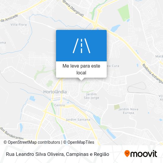 Rua Leandro Silva Oliveira mapa