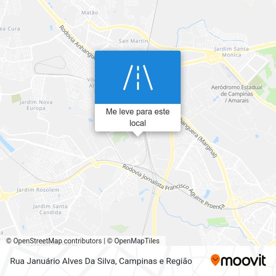 Rua Januário Alves Da Silva mapa