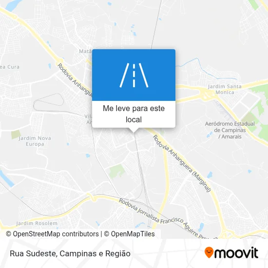 Rua Sudeste mapa