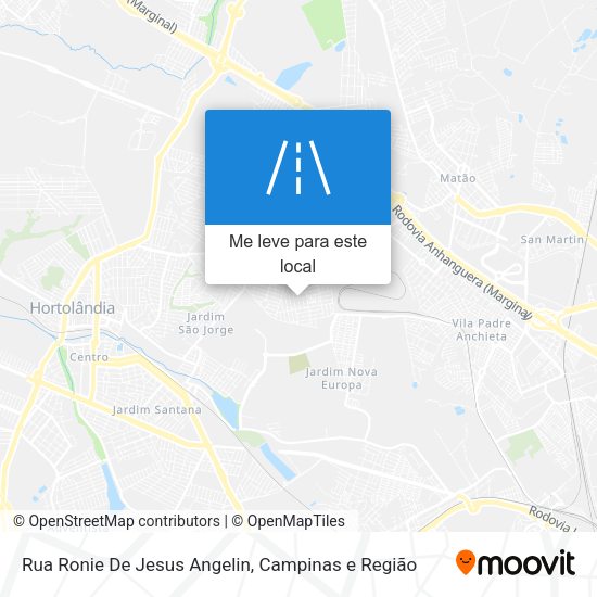 Rua Ronie De Jesus Angelin mapa