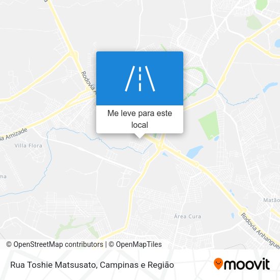 Rua Toshie Matsusato mapa