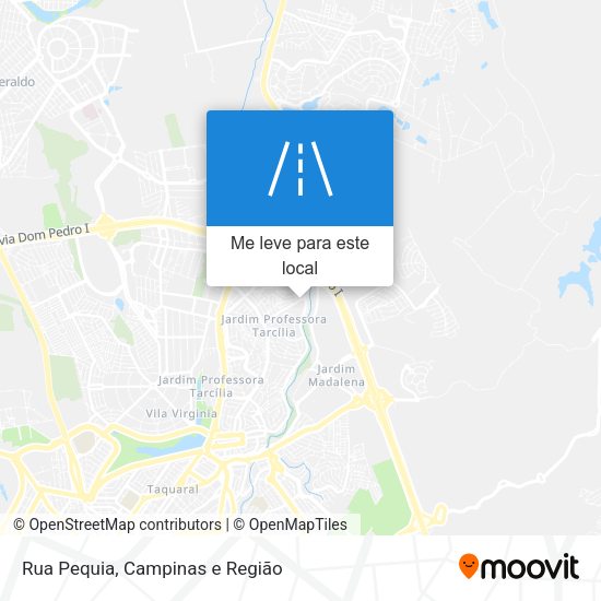 Rua Pequia mapa