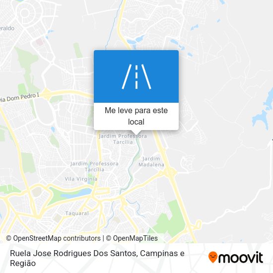 Ruela Jose Rodrigues Dos Santos mapa