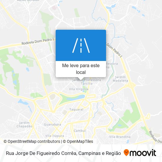 Rua Jorge De Figueiredo Corrêa mapa