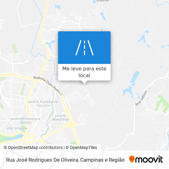 Rua José Rodrigues De Oliveira mapa