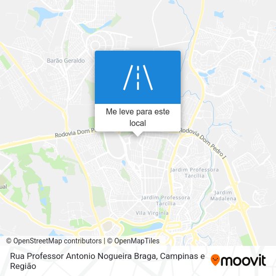 Rua Professor Antonio Nogueira Braga mapa