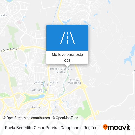 Ruela Benedito Cesar Pereira mapa