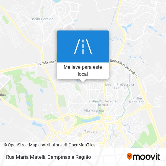 Rua Maria Matelli mapa