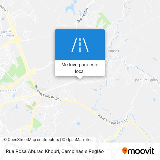 Rua Rosa Aburad Khouri mapa