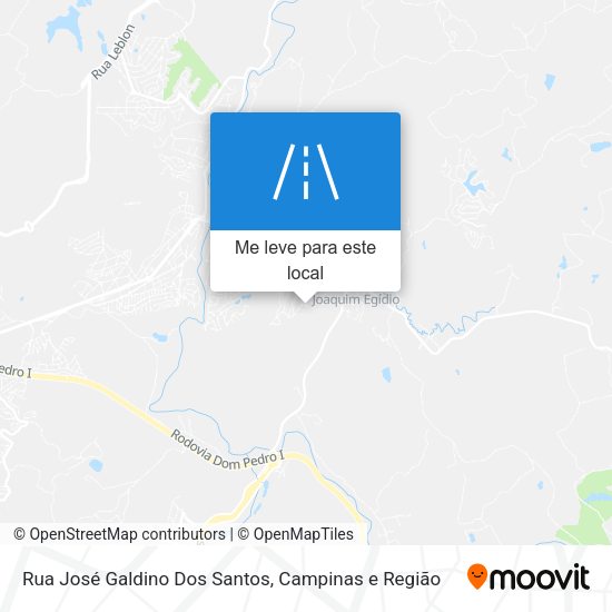 Rua José Galdino Dos Santos mapa