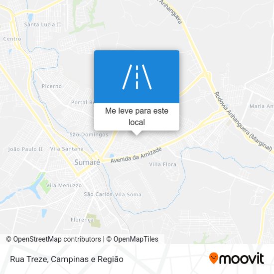 Rua Treze mapa