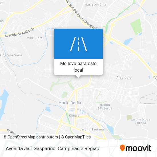 Avenida Jair Gasparino mapa