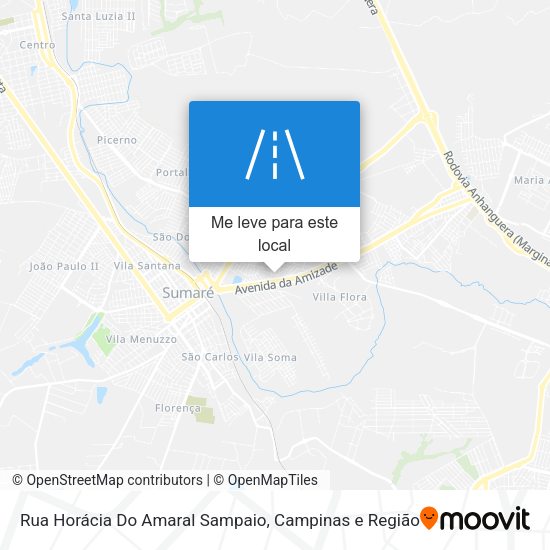 Rua Horácia Do Amaral Sampaio mapa