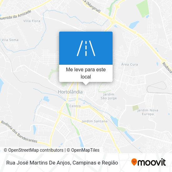Rua José Martins De Anjos mapa