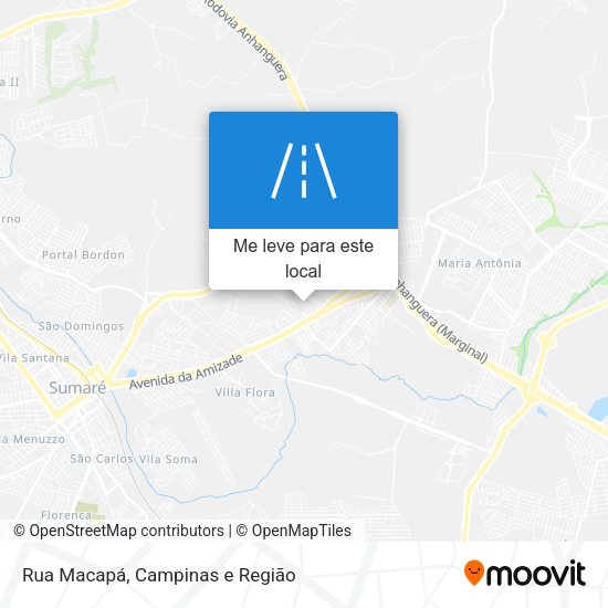 Rua Macapá mapa