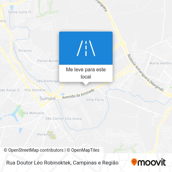 Rua Doutor Léo Robinoktek mapa