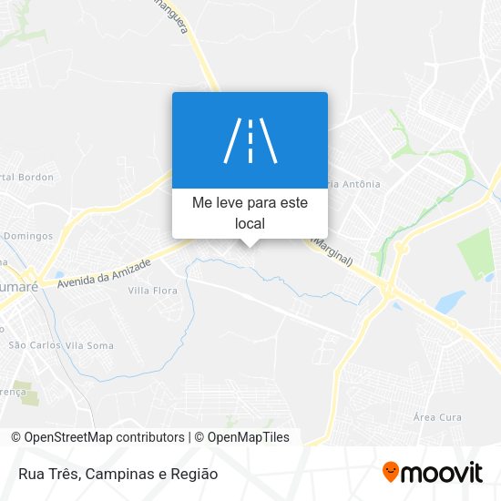 Rua Três mapa