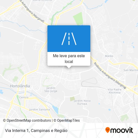 Via Interna 1 mapa
