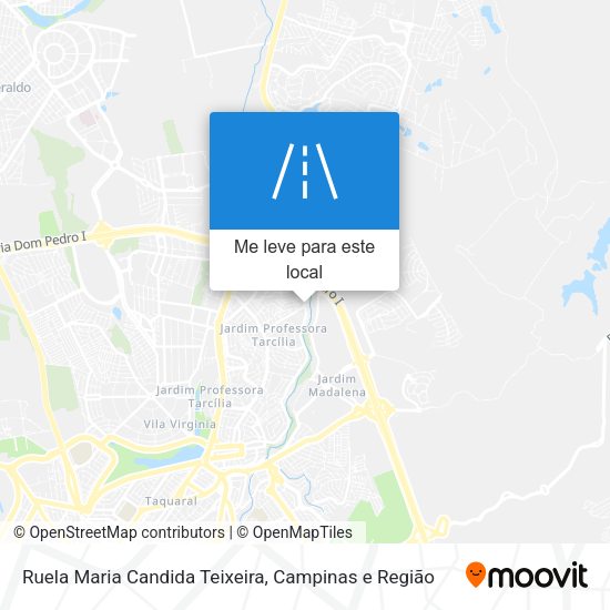 Ruela Maria Candida Teixeira mapa