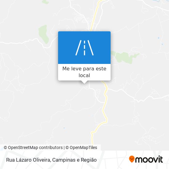 Rua Lázaro Oliveira mapa