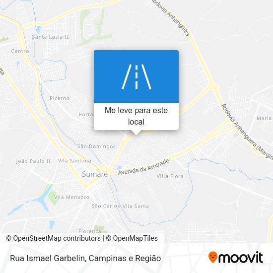 Rua Ismael Garbelin mapa