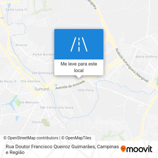 Rua Doutor Francisco Queiroz Guimarães mapa