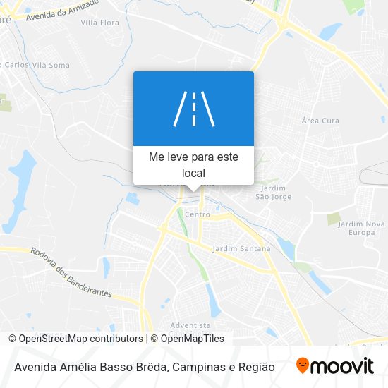 Avenida Amélia Basso Brêda mapa