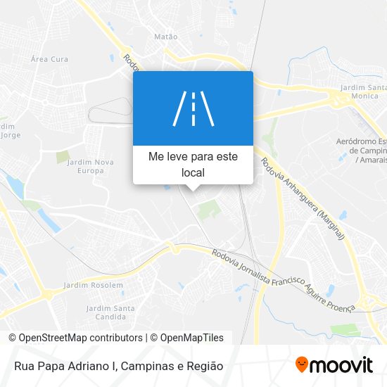 Rua Papa Adriano I mapa