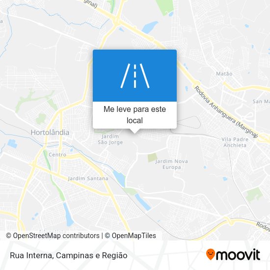 Rua Interna mapa