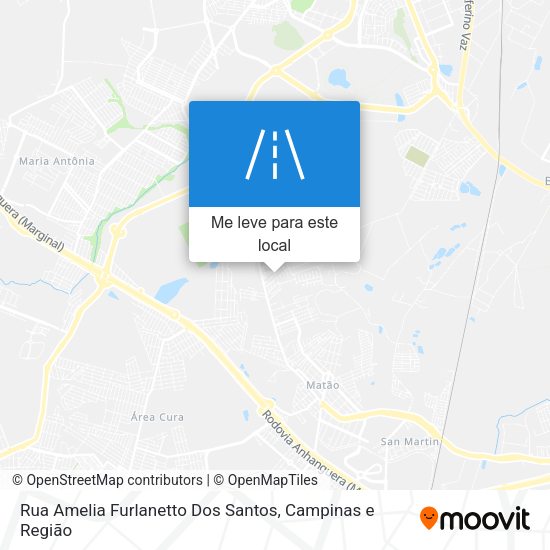 Rua Amelia Furlanetto Dos Santos mapa