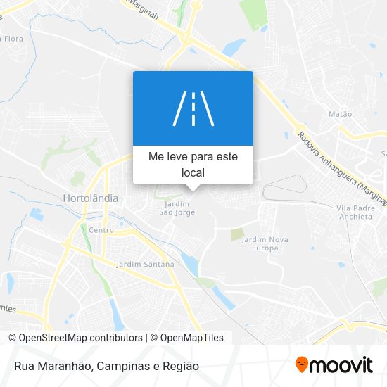 Rua Maranhão mapa