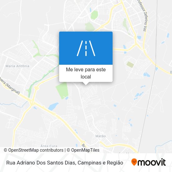 Rua Adriano Dos Santos Dias mapa