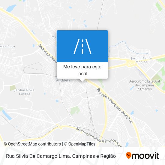 Rua Silvia De Camargo Lima mapa