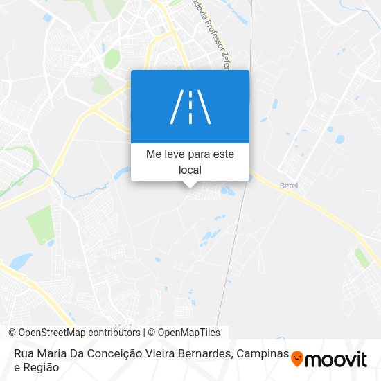Rua Maria Da Conceição Vieira Bernardes mapa