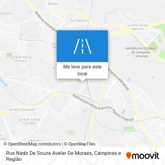 Rua Nadir De Souza Avelar De Moraes mapa
