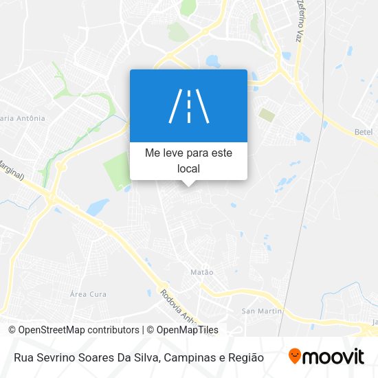 Rua Sevrino Soares Da Silva mapa