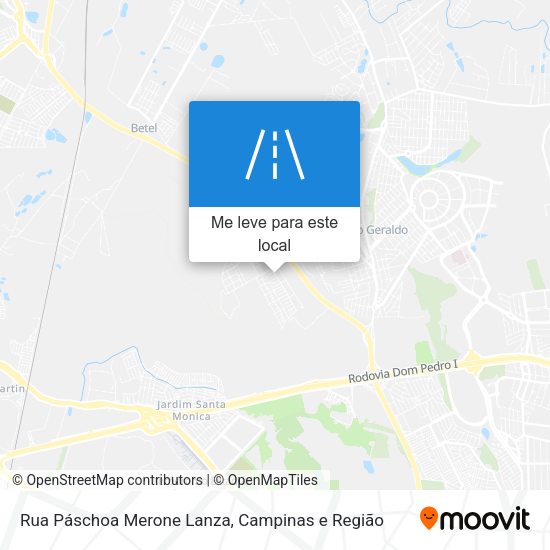 Rua Páschoa Merone Lanza mapa
