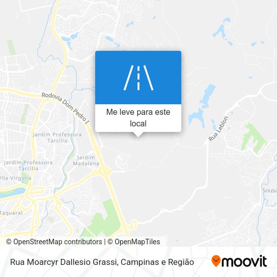 Rua Moarcyr Dallesio Grassi mapa